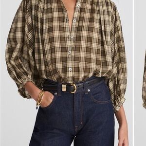 Madewell - Balloon Sleeve Cotton Button up